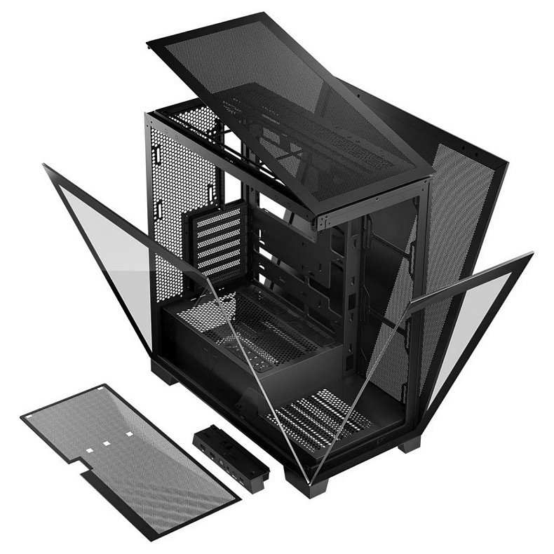 Корпус Modecom VOLCANO SPACE APEX w/o fans MIDI USB 3.0x2+TYPE-C BLACK без БП ATX