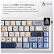 Клавиатура Ajazz AK650 Sea Salt Switch White USB-C (AK650-SS-BWB)
