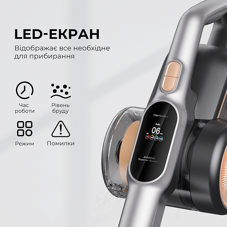 Бездротовий пилосос Jimmy H10 PRO Hercules