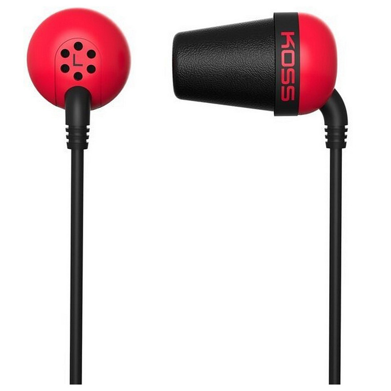 Навушники Koss The Plug Noise Isolating Red