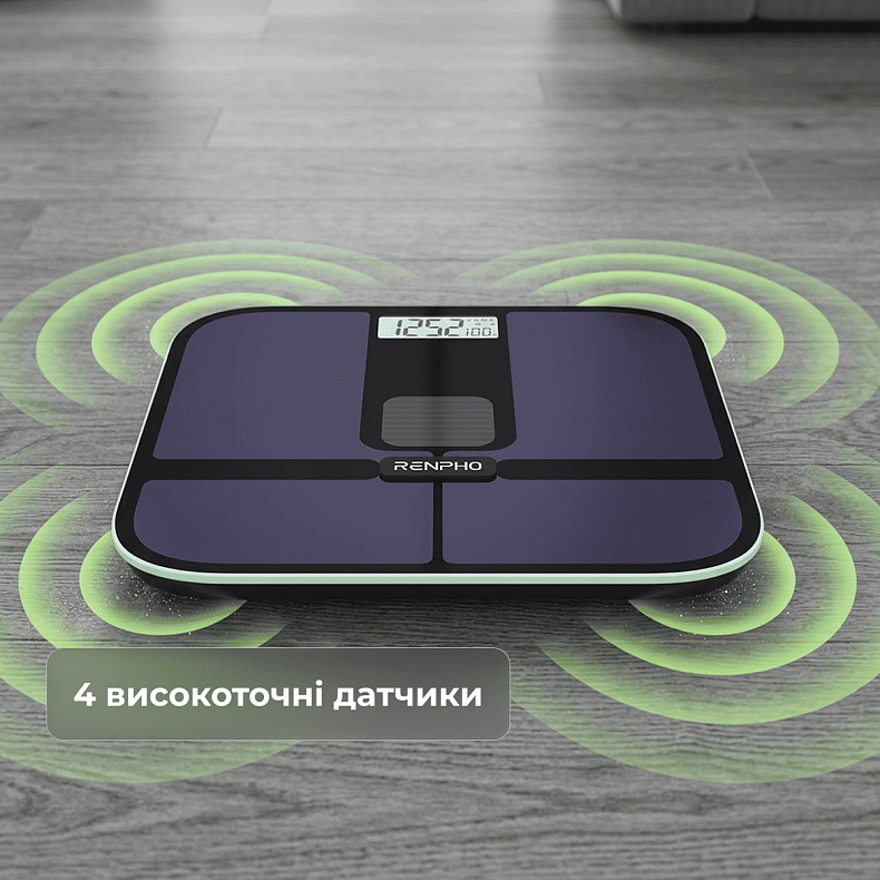 Розумні ваги RENPHO Elis Solar 2 Smart Body Scale - Black