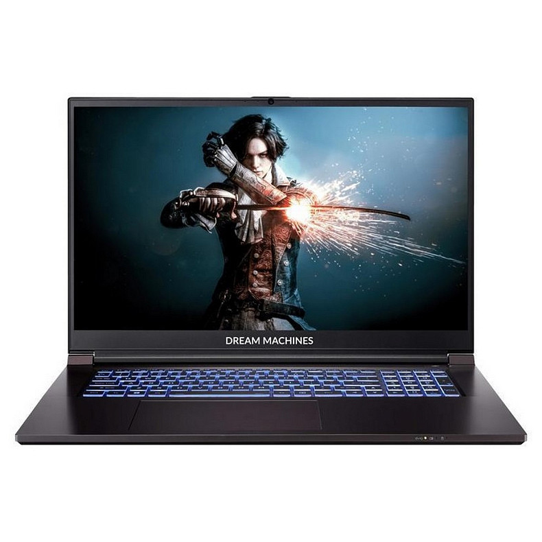 Ноутбук Dream Machines RG2050-17 17.3FHD IPS, Intel i5-12450H, 16GB, F1TB, NVD2050-4, DOS, чорний