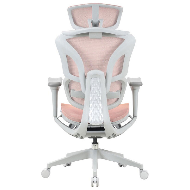 Крісло офісне OfficePro Elite OC950GLP Gray/Light Pink