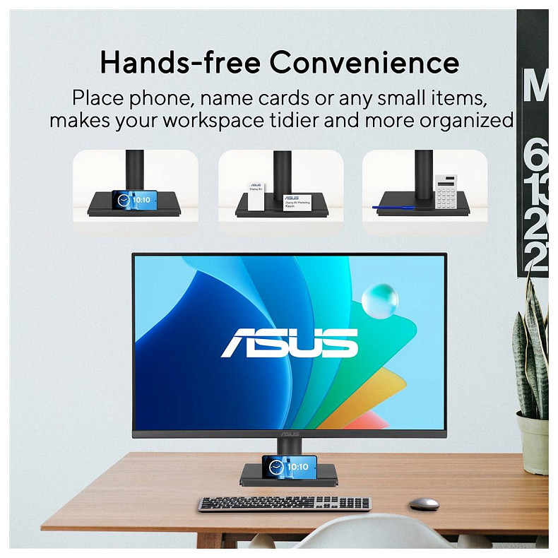 Монітор Asus 27" VA279HG D-Sub, HDMI, Audio, IPS, 120Hz, 1ms, sRGB 99%, AdaptiveSync