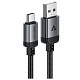 Кабель USB 2.0 AM-Type-CM, 1.2 м, 3.0A, алюминиевый Alloy Black, C20-04 Acefast