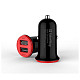 Автомобильное зарядное устройство ColorWay (2USB,3.4A, 17W) Red/Black (CW-CHA026-BK)