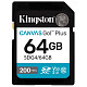 Карта памяти Kingston SD 64GB C10 UHS-I U3 V30 R200MB/s (SDG4/64GB)