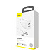 Сетевое зарядное устройство Baseus Speed Mini Dual U Charger 10.5W ( With Mini White Cable IP) White (TZCCFS-R02)