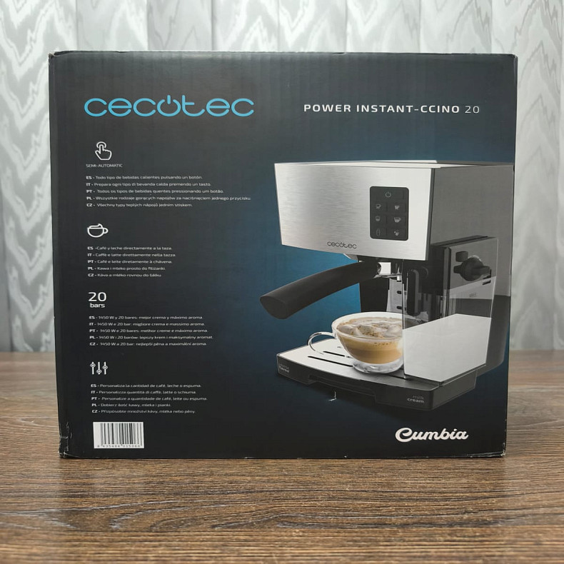 Кофеварка эспрессо CECOTEC Power Instant-ccino 20 -  Уценка