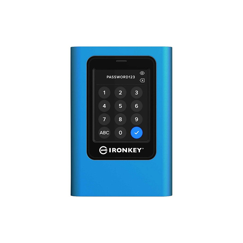 Зовнішній SSD Portable USB 480GB Kingston IronKey Vault Privacy 80 (IKVP80ES/480G)