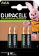 Акумулятор Duracell Recharge DX2400 LSD Ni-MH AAA/HR03 900 mAh BL 4шт