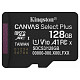 Карта памяти Kingston microSD 128GB C10 UHS-I A1 V10 R150MB/s (SDCS3/128GBSP)
