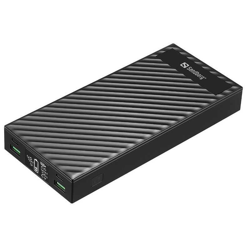 УМБ Sandberg PD 30000mAh 100W UPS mode, 2xType-C PD, 2xUSB QC 3.0