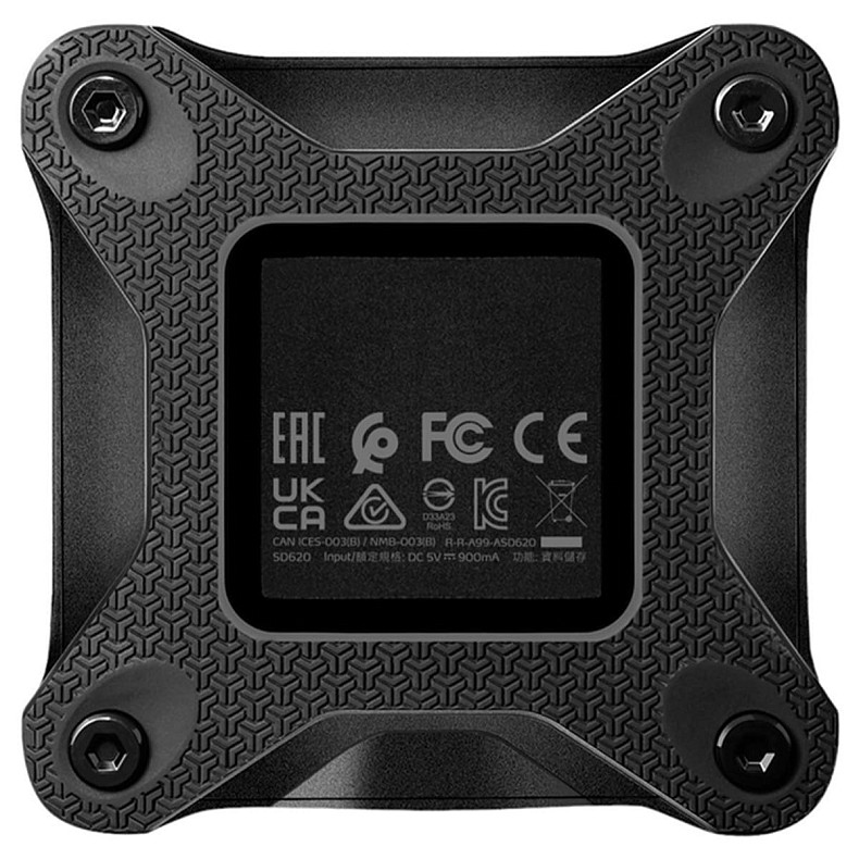 Портативний SSD ADATA SD620 512GB USB 3.2 520/460MB/s Black