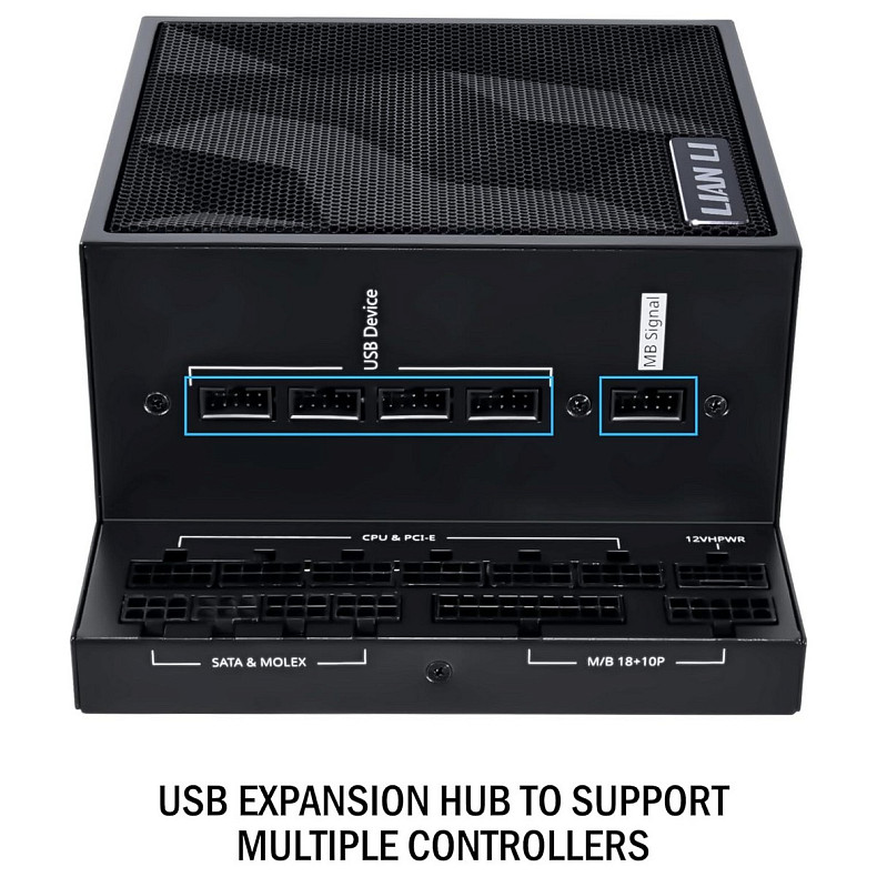 Блок живлення Lian Li EDGE1000, 80 Plus Platinum, Black, EU Cord (G9P.EG1000.BE00.EU)