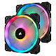 Вентилятор Corsair LL140 RGB Twin Pack (CO-9050074-WW), 140x140x25мм, 4-pin, Black