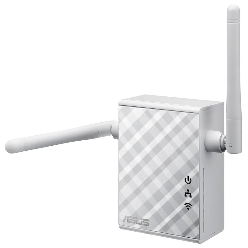 Повторитель Wi-Fi сигнала ASUS RP-N12 N300 1хFE LAN ext. ant x2