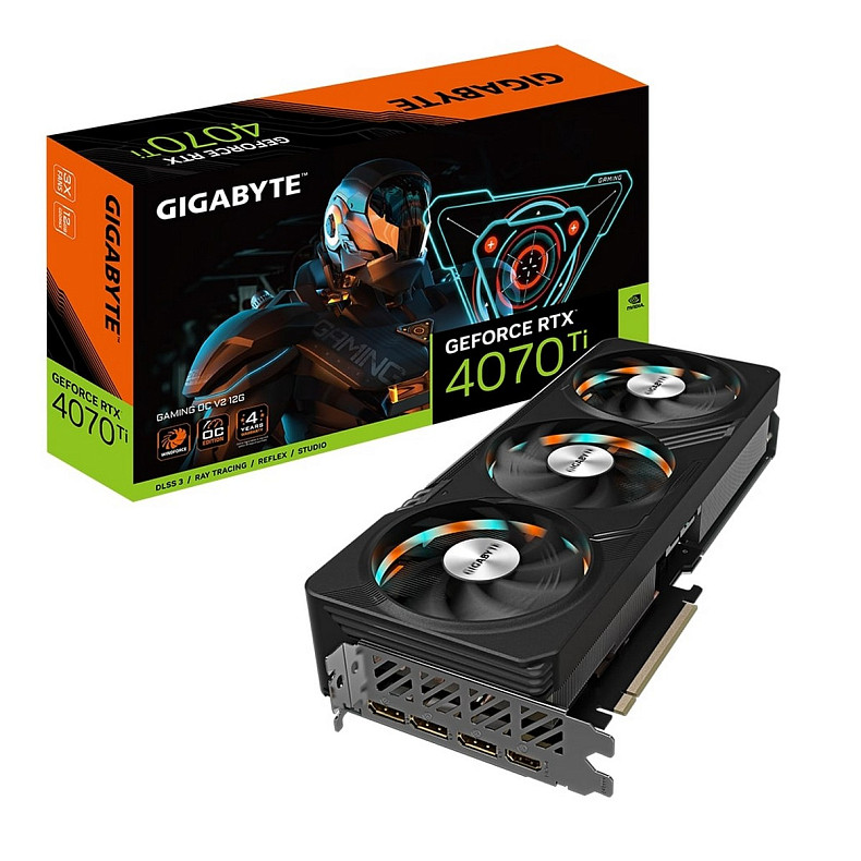 Видеокарта GF RTX 4070 Ti 12GB GDDR6X Gaming OC V2 Gigabyte (GV-N407TGAMING OCV2-12GD)