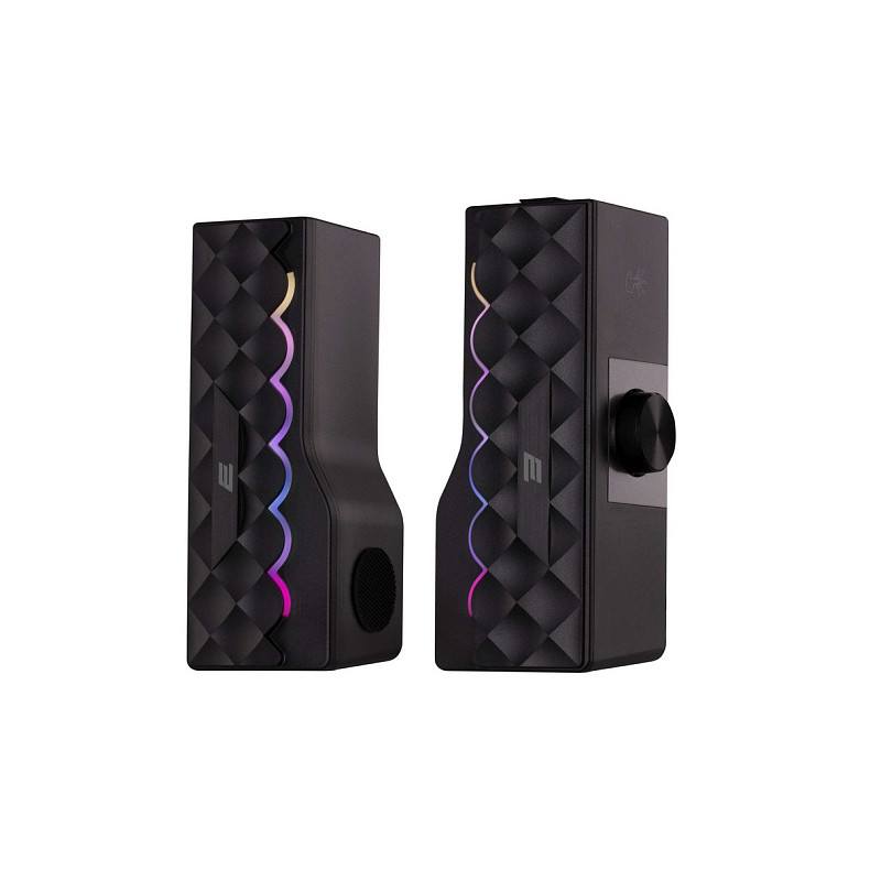 Акустическая система 2E PCS232 RGB Soundbar 2.0 USB Black (2E-PCS232BK)