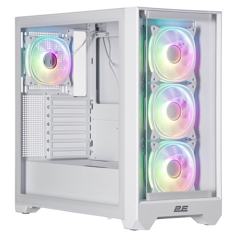 Корпус 2E GAMING Dominator Pro G2302W, без БП 2xUSB3.0, 1xUSBType-C, 4x120мм ARGB, VGA 380мм, LCS re