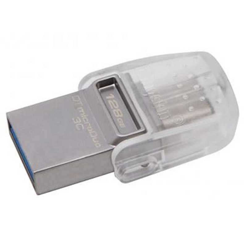 Флеш накопитель USB 3.1 128Gb Kingston DataTraveler microDuo 3C (DTDUO3C/128GB)