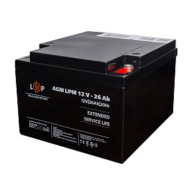 Аккумуляторная батарея LogicPower LPM 12V 26AH AGM