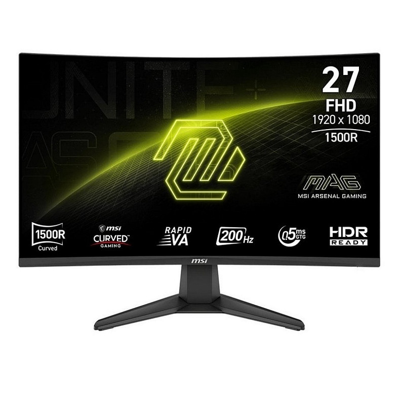 Монітор 27" MSI MAG 276CF E20 VA Black Curved 200Hz