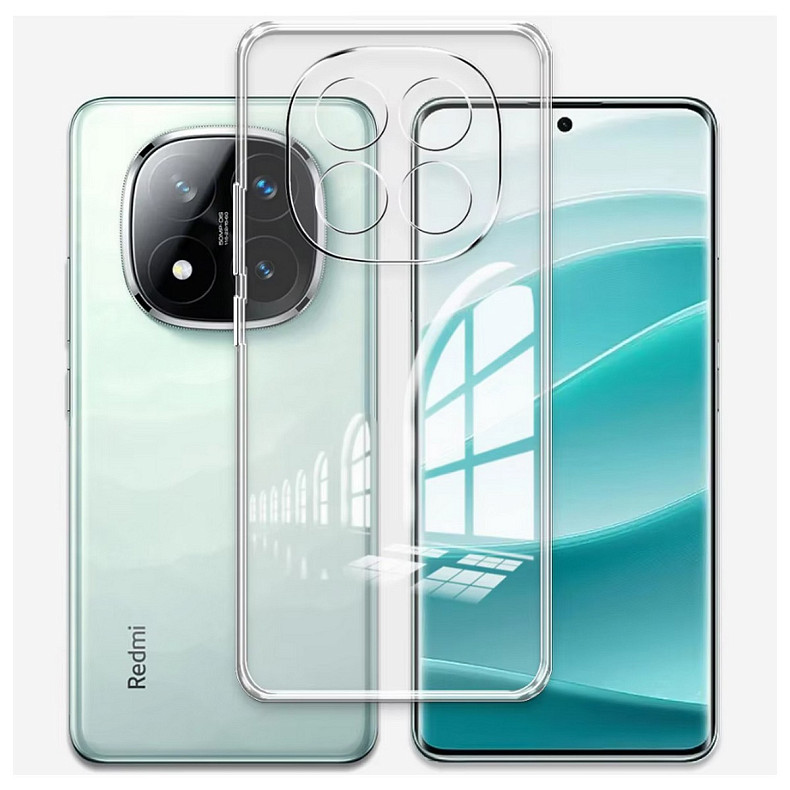 Чeхол-накладка BeCover для Xiaomi Redmi Note 14 Pro Plus 5G Transparancy (712762)