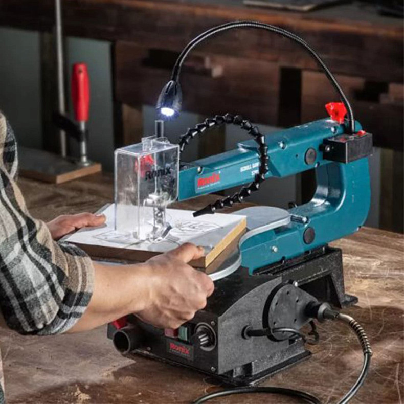 Ленточная пила Ronix настольная 120Вт, 125мм (5701)