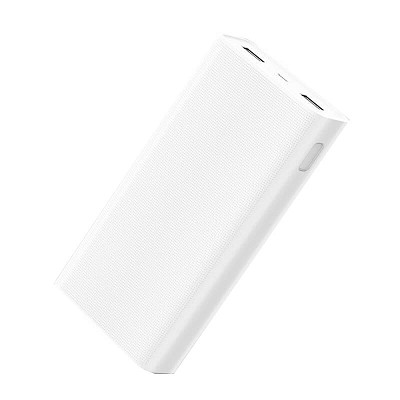 Универсальная мобильная батарея Xiaomi Mi Power Bank 2C 20000 mAh (PLM06ZM) QC3.0 (3.6A, 2USB) White (VXN4212CN/VXN4220GL)