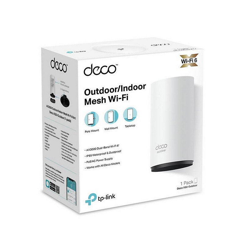 WiFi Mesh система TP-Link Deco X50-Outdoor (1-pack)