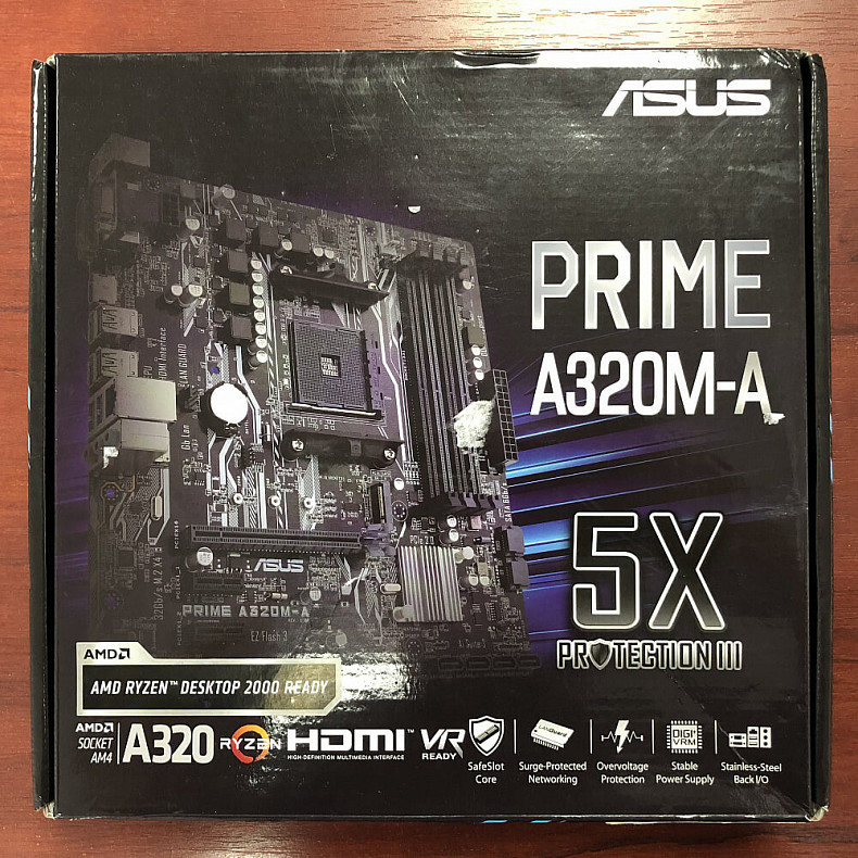 Asus PRIME A320M-A Socket AM4 (K8M0FM037351V9X) - Как новый