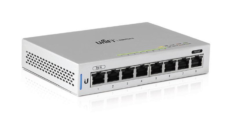 Коммутатор Ubiquiti UniFi Switch US-8-60W (4x1GE, 4х1GE PoE, 60W max)