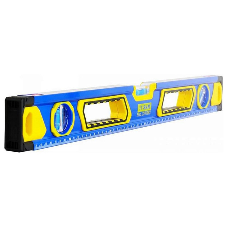 Рівень S&R 600 мм, 3 капсули, магнітний (423033060)