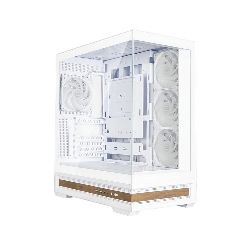 Корпус Zalman P40 NAMU, без БЖ, 2xUSB3.0, 1xUSB Type-C, 3x120мм ARGB Reverse, 1x120мм ARGB, VGA 420мм white