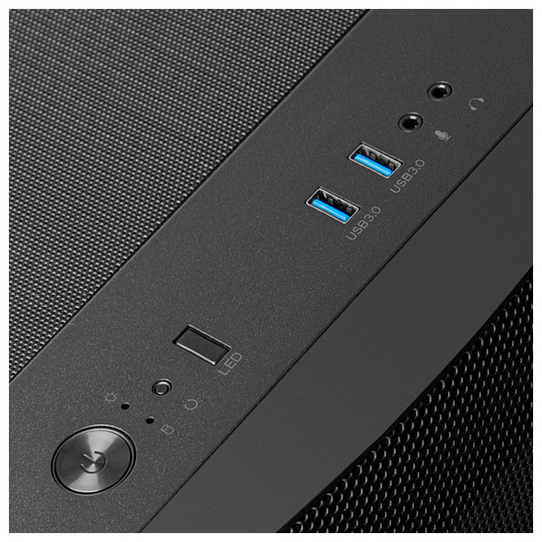 Корпус SilverStone SilverStone FARA FA511Z-BG, без БП, 2xUSB3.0, 3x120mm ARGB fan, TG Side Panel