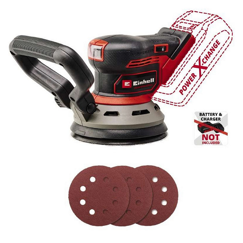 Шлифмашина эксцентриковая аккумуляторная Einhell TP-RS 18/32 (4462020)