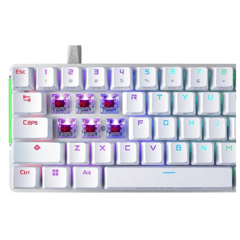 Клавіатура Asus ROG Falchion Ace LED 68key NX RD White (90MP0346-BKUA11)