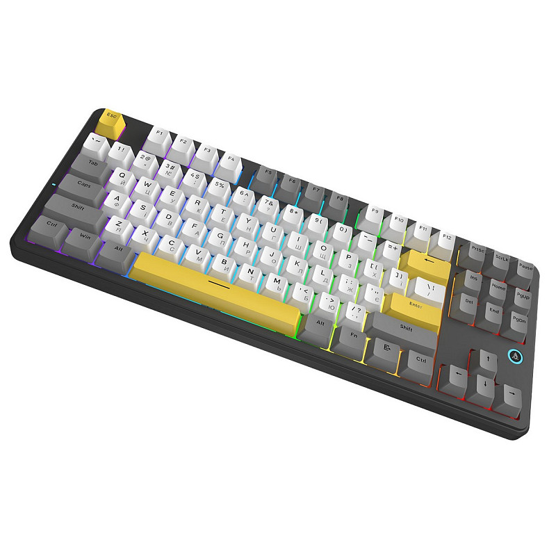 Клавіатура Ajazz AK870 V2 Flying Fish Switch Black USB-C (AK870-V2-FF-BGY)