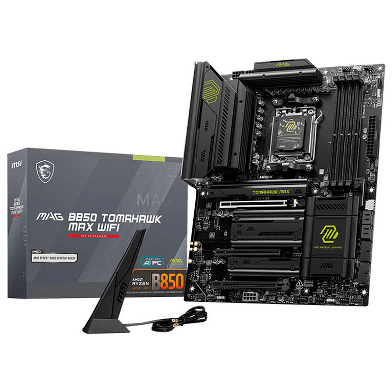 Материнська плата MSI MAG B850 Tomahawk Max WiFi з роз'ємом AM5