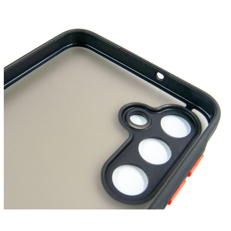 Чeхол-накладка Dengos Matt для Samsung Galaxy A16 5G SM-A166 Black (DG-TPU-MATT-158)