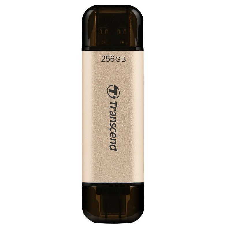 Флеш-накопитель Transcend 256GB USB 3.2 Type-A+Type-C JetFlash 930 Black R420/W400MB/s