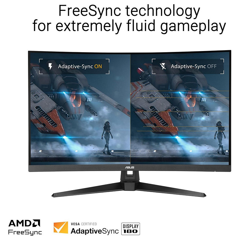 Монитор Asus TUF Gaming VG32WQ3B 31.5" IPS 180Hz Black Curved (90LM0AP1-B01171)