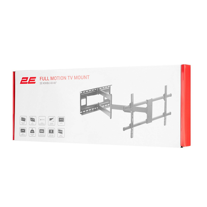 Кріплення ТВ 2E 43-80" (2E2GEN800.50.100)