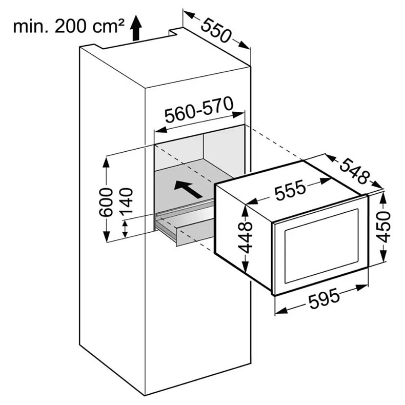Вбудована винна шафа Liebherr WKEgb 582