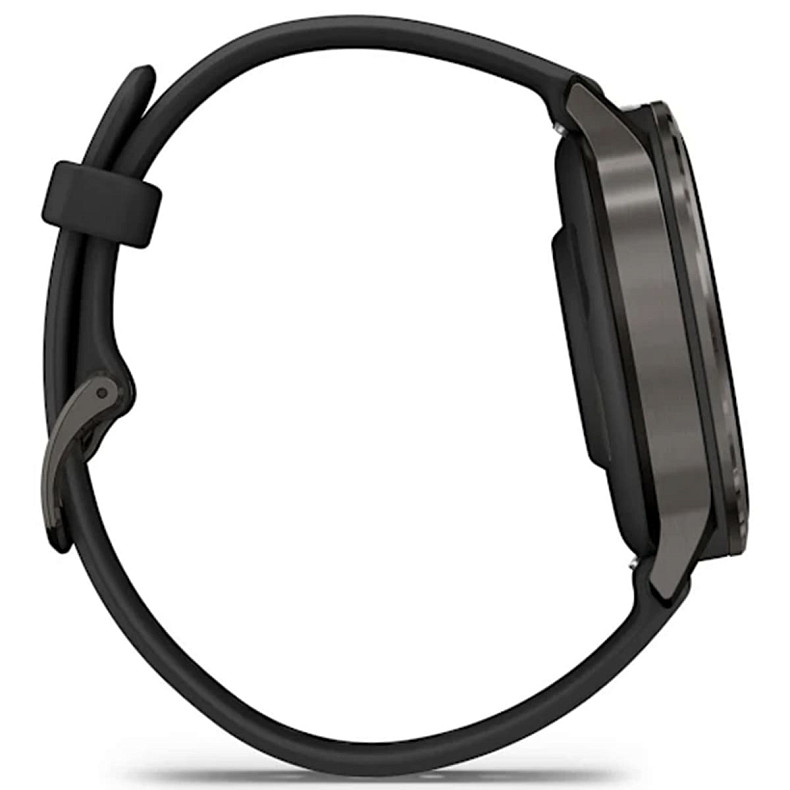 Смарт-годинник GARMIN Venu 4 41 mm Slate with Black Silicone Band (010-03013-02)