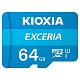 Карта памяти Kioxia 64GB MicroSDXC UHS-I Class 10 Exceria R100MB/s (LMEX1L064GG2) + SD-адаптер