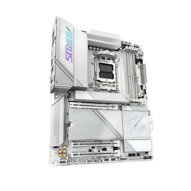 Материнская плата GIGABYTE X870 AORUS PRO ICE sAM5 X870 4xDDR5 M.2 HDMI Wi-Fi BT ATX