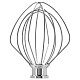 Кухонный комбайн KitchenAid Artisan 4,8 л 5KSM185PSEMS с откидным блоком серебряный медальон