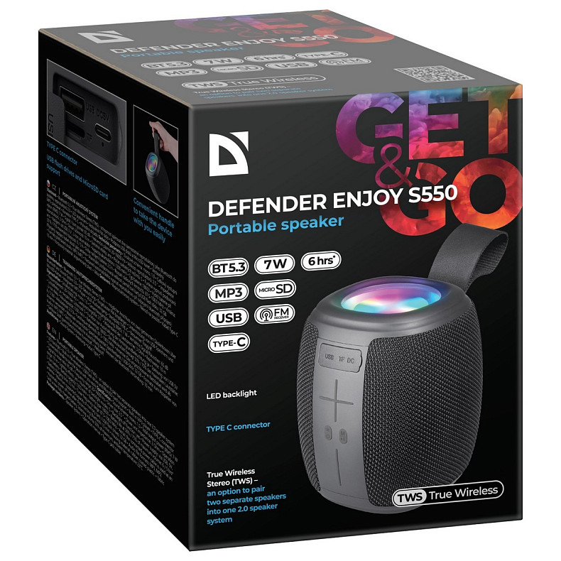 Портативна акустика Defender Enjoy S550 (65553)